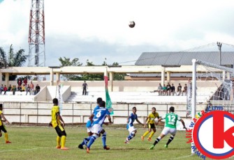 Pertandingan PS Bengkulu kontra PS Lampung Sakti