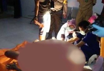 Korban saat ditemukan