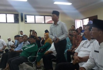 Mantan Gubernur Bengkulu Junaidi Hamsyah Jalani Sidang Perdana di PN Tipikor Bengkulu, Rabu (02/08/2017).