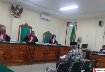 Sidang lanjutan kasus RSMY di PN Tipikor Bengkulu, Senin (07/08/2017).