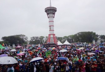 Jalan Sehat Berhadiah yang digelar Bengkulu Ekspress bekerjasama dengan Pemerintah Kota Bengkulu, Korem, Luwak White   Coffe