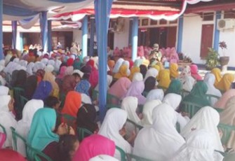 Pengajian rutin bulanan yang diikuti BKMT se-Kota Bengkulu beserta masyarakat di Balai Kota