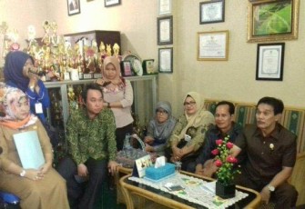 Sidak Komisi III DPRD Kota ke SMP Negeri 2 Kota Bengkulu. 
