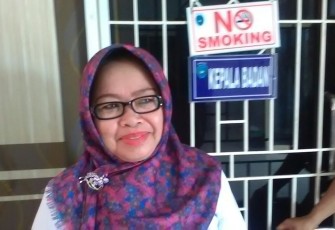 Kepala Badan Pengelolaan Keuangan dan Aset Daerah Kota Bengkulu Dra Hj Zuliyati, Kamis (19/10/17)