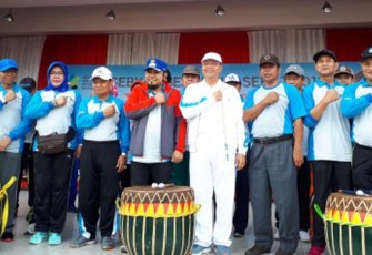 Puncak Hari Kesehatan Nasional ke 53 dilaksanakan serentak Minggu (12/11/2017)