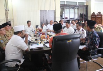 Rapat Pembahasan Status Lahan Lokasi Kegiatan Peningkatan Kualitas Pemukiman Nelayan Sumber Jaya Kota Bengkulu.