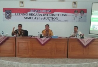 Sosialisasi Simulasi E-Auction BPKAD Kabupten Bengkulu Utara