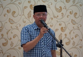 Plt. Gubernur Bengkulu Rohidin Mersyah melakukan pengarahan.