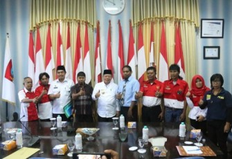 Audiensi PWRI Dengan Pejabat Wali Kota Benkulu
