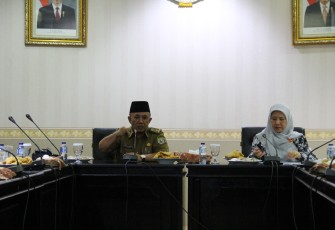 Sekda Provinsi Bengkulu memimpin Rapat Pembahasan UPTD dan Cabang Dinas.