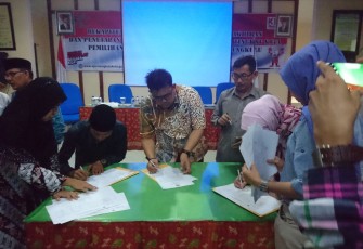 Penandatanganan Hasil Rekapitulasi