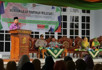 Asisten I Setda Provinsi Bengkulu Hamka Sabri membuka Musyawarah Pimpinan Wilayah ke-1 Pimpinan Wilayah Aisyiyah.