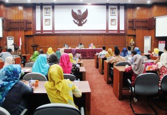 Advokasi JFAK dan Pameran Produk Pembinaan Analis Kebijakan, di Ruang Pola Provinsi Provinsi Bengkulu, Kamis (12/04). 