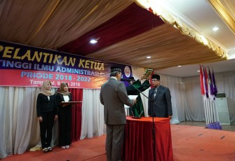 Pelantikan Ketua Sekolah Tinggi Ilmu Administrasi Bengkulu Periode 2018-2022