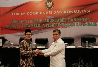 Asisten III Gotri Suyanto hadiri acara Forum Koordinasi dan Konsultasi.