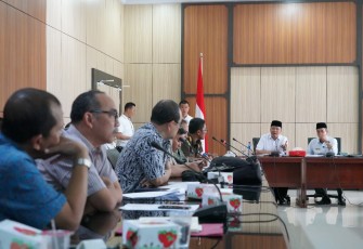 Rapat Koordinasi Di Pimpin Oleh Plt Gubernur Rohidin Mersyah