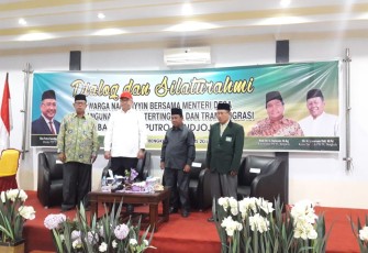 Menteri Desa Pembangunan Daerah Tertinggal dan Transmigrasi Eko Putro Sandjojo Dalam Acara Dialog dan Silaturahmi Dengan Pengurus Nahdlatul'Ulama