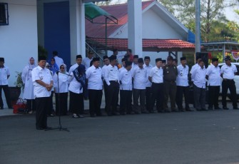 Pejabat Wali Kota Bengkulu Budiman Ismaun memberikan Sambutan 