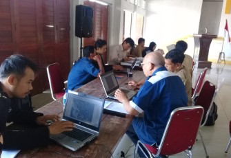 Kegiatan di Gedung Serba Guna Padang Kempas Kabupaten Kaur