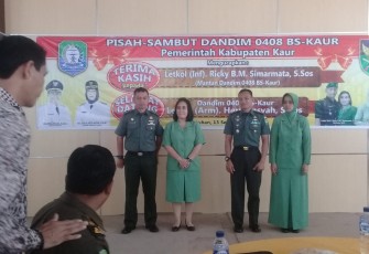 Pisah Sambut Dandim 0408 BS-Kaur