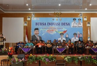 Bupati  Way Kanan Raden Adipati Surya Buka Bursa Inovasi desa
