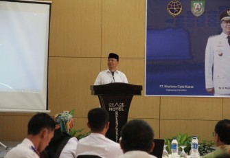 Plt. Gubernur Bengkulu Rohidin Mersyah membuka Focus Group Discussion Tataran Transportasi Wilayah Provinsi Bengkulu.