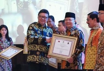 Pemprov Bengkulu Raih predikat baik tuntas penyelesaian TLHP pengawasan Itjend Kemendagri.