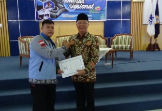 PLt Gubernur Bengkulu Rohidin Mersyah menghadiri Seminar Nasional Pesta Karya Mahasiswa