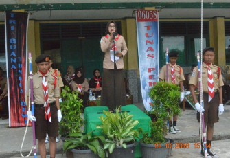 Kepala Sekolah SMPN 12 Kota Bengkulu Fatmawati M.pd