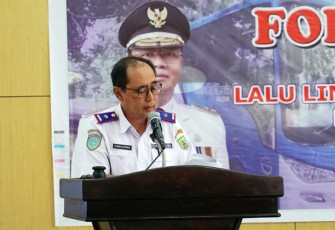 Dinas Perhubungan Provinsi Bengkulu menggelar Rapat Koordinasi Forum Lalu Lintas dan Angkutan Jalan (LLAJ) Provinsi Bengkulu Tahun 2018.