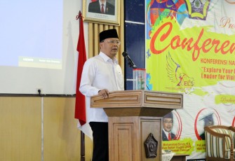 Plt. Gubernur Bengkulu Rohidin Mersyah saat membuka secara resmi Kepelatihan Kepemimpinan Economic Leader Summit