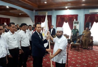 Pelantikan Pengurus KONI Kota Bengkulu.