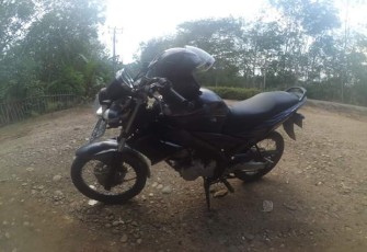 Motor Korban yang hilang saat diparkir di depan rumah