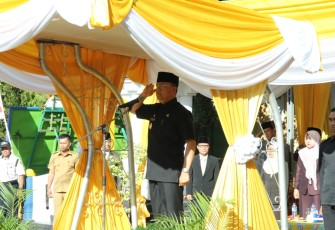Plt Gubernur Bengkulu Rohidin Mersyah Pimpin Upacara Peringatan Hari Bhakti PUPR Ke - 73 Tahun 2018