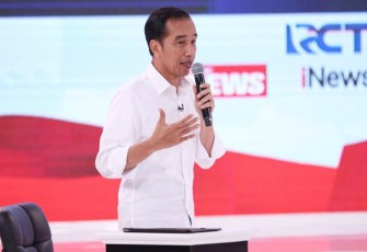 Jokowi di Debat Capres Kedua