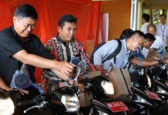 Pemkot Bengkulu Pinjamkan 9 Unit Sepeda Motor ke PPK