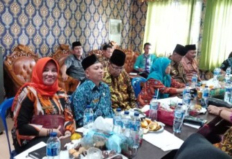 Rapat lanjutan persiapan peringatan hari jadi Kota Bengkulu ke-300 tahun 2019, di aula Kecamatan Sungai Serut, Kamis (07/02/2019).