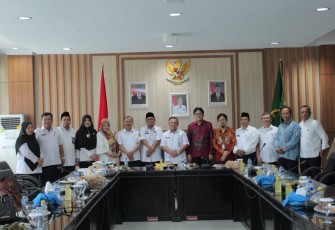 Sekretaris Daerah Provinsi Bengkulu Nopian Andusti rapat koordinasi bersama Korsupgah KPK RI 
