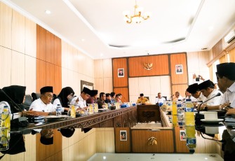 Gubernur Bengkulu Rohidin Mersyah melakukan pertemuan bersama Tim Setjen Dewan Ketahanan Nasional.