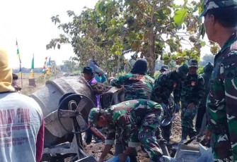 Kejar Target Satgas TMMD Tambah "Speed"