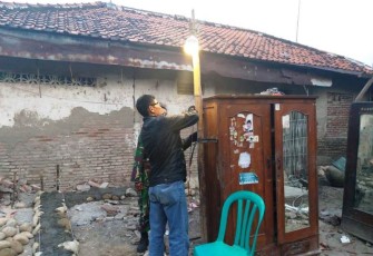 Pihak PLN Tegal Timur berikan.penerangan TMMD Tegal