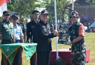 Wakil Bupati Tegal Resmi Serahkan Notulen TMMD Tandai Dilaksanakannya Pembangunan Desa Jatimulya