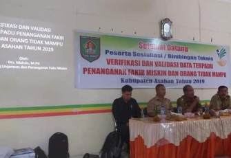 Dinsos Asahan Verivali Data Terpadu Fakir Miskin di 25 Kecamatan