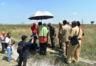 Tim Ahli Asal Semarang Cek Sumber Air di lokasi TMMD Tegal