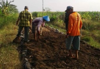 Satgas TMMD Tegal Kejar pengerjaan Makadam