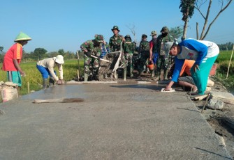 Selalu Pacu Prajurit dan Warga di TMMD Kodim Klaten