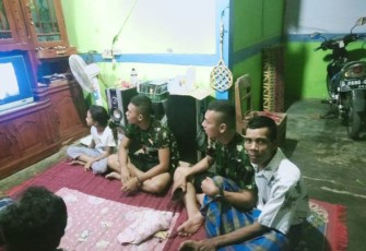 Satgas TMMD Berbaur dengan Warga