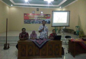 Penyuluhan PBB di gelar di lokasi TMMD Kodim Demak