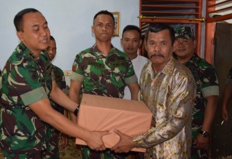 Kepedulian Dandim Klaten Kunjungi Anggota Sakit Menahun
