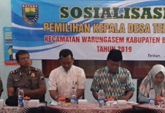 Sosialisasi Desa Terban Batang Jawa Tengah Jelang Pilkades